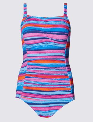 Post Surgery Secret Slimming&trade; Striped Swimsuit